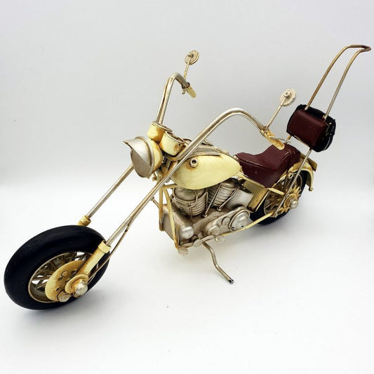 dynasun Modellmotorrad »90170 1804D-422« (1-tlg) Vintage Metall-Motorradmodell aus der Retro Style Kollektion Oldtimer Maßstab 1: 10 33 cm