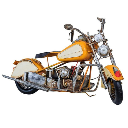 Aubaho Modellmotorrad »Modellmotorrad Nostalgie Blech Metall Motorrad Oldtimer Antik-Stil 60cm«