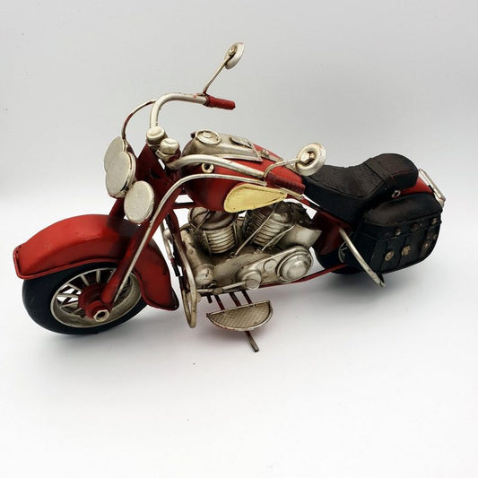 dynasun Modellmotorrad »1710D-001« (1-tlg) Vintage Metall-Motorradmodell aus der Retro Style Kollektion Oldtimer Maßstab 1: 8 28 cm